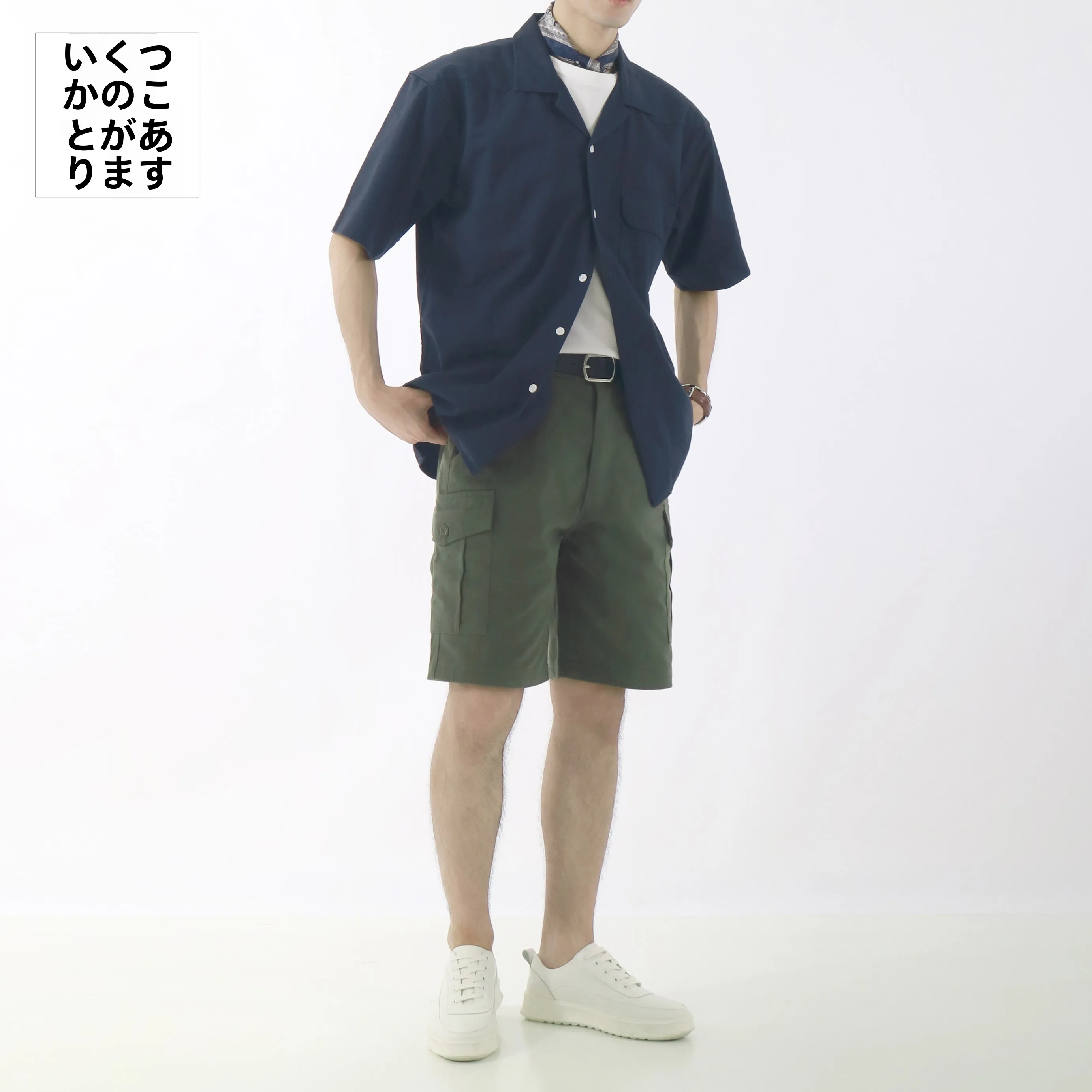 春服 メンズ 通勤に合うミリタリーグリーンワークショートパンツの完全ガイド