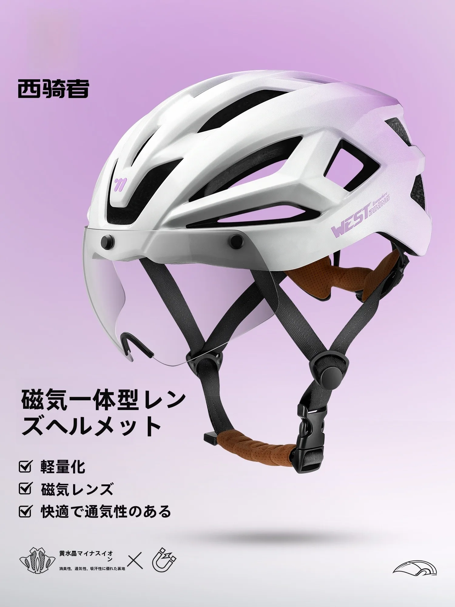West Biking LD0708128：サイクルヘルメットの通気性とサイズ調整機能を実証