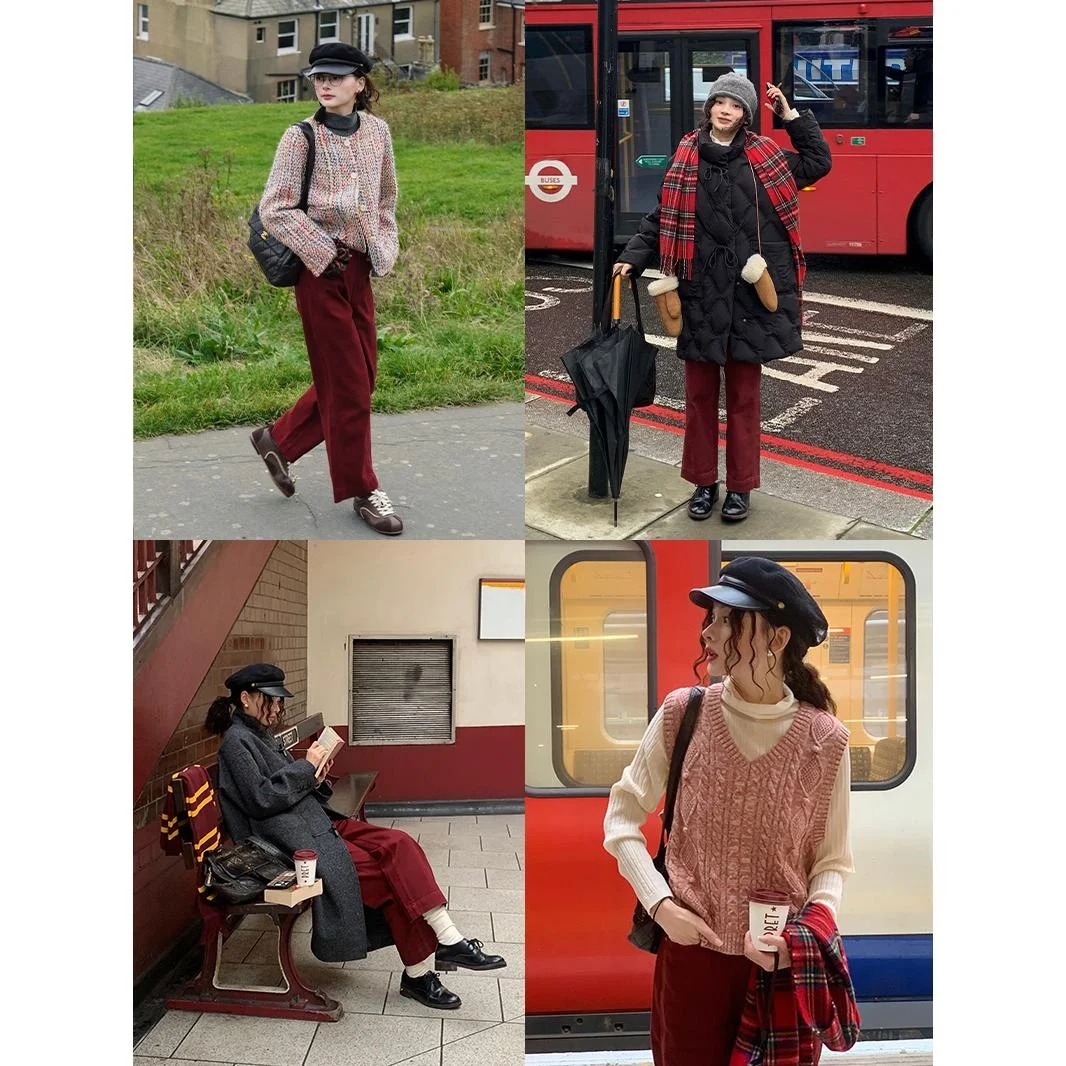 実用的なレトロスタイル ストレートデニムパンツ：vintageファッションの定義と現代との差異を解説