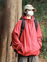 男性用 紫外線防止フード付きフィッシングジャケット【夏用・極薄・アイスシルク素材】