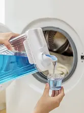 大容量透明洗濯用洗剤ボトル【家用・柔軟剤交換用・広口】