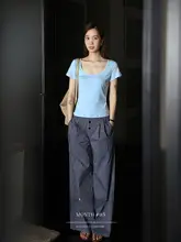 クラシックデザインのチェック柄ストレートパンツ【フィット・通勤・快適】