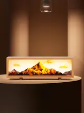 コンガ山 メタルデスクライト【充電式・雰囲気を楽しめる・特別なギフト】