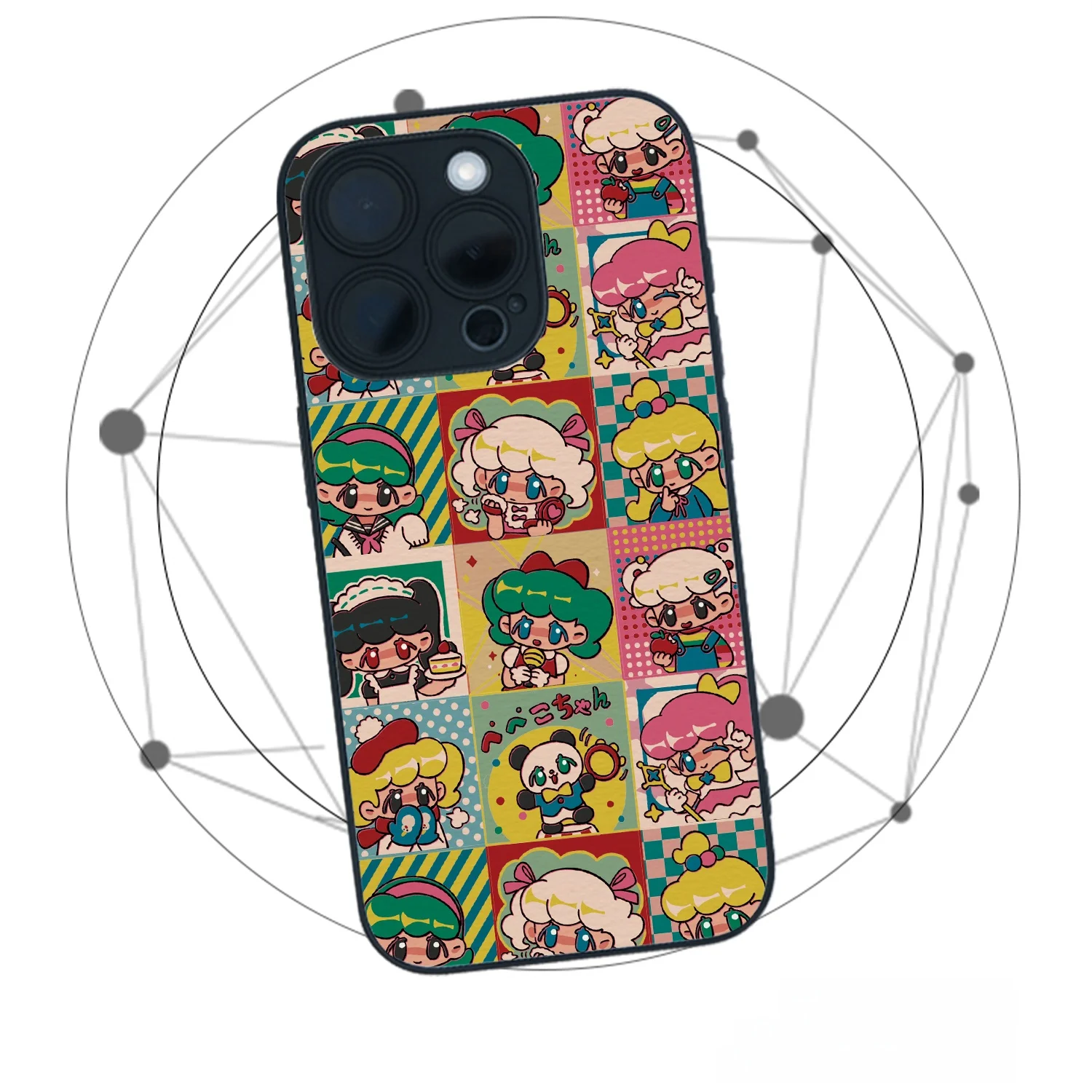 イラストレーターとのコラボレーション！レトロかわいいスマートフォンケース