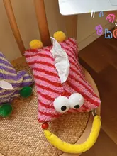 おしゃれな小怪獣デザインのハンギングトイレットペーパーホルダー【車用・壁掛け対応】