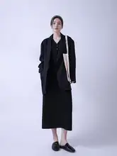 クラシックなゴムウエストの半身スカート【カジュアル・多用途】