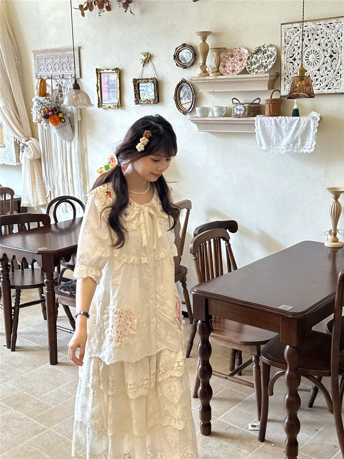 レイヤードレース ボーダースカート：2026年夏季の少女向け日常スタイルの実用性とデザイン特性