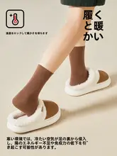 ルームシューズ スリッパ メンズ レディース ペア モコモコ シンプル 滑り止め ソフトソール あったか 室内 冬