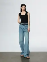 MOLYCHO レディース 無地ノースリーブTシャツ【夏用・シンプルデザイン・フィット感】