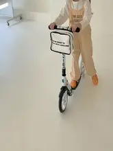 透明デザイン ショッピングバッグ【手提げ・自転車用・遊び道具収納】
