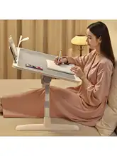 多機能昇降デスク【寝室用・学生向け・ベッドサイドワークデスク】