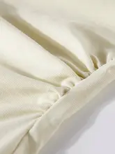 レース切替のデザインTシャツ【短丈・ウエストタイト】（セットアップ対応）