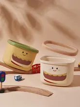 ミニデスクゴミ箱【ハンバーガーデザイン・コンパクト・リビング・洗面用】
