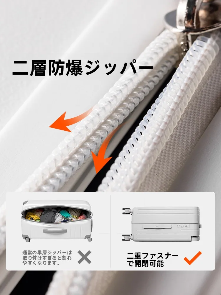 2泊3日キャリーケース 機内持ち込み対応 デリ/得力 BG601 20インチ・24インチ フォルダーバッグ