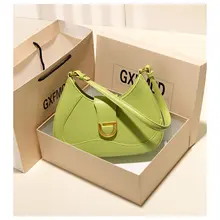 バゲットバッグ レディース ショルダーバッグ クロスボディバッグ 上品 着回し おしゃれ「GXFMOD」