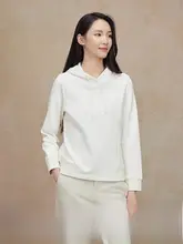 秋冬用 レディース フード付き ニットパーカー【カジュアル・ゆったりタイプ】