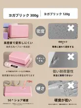 RUNWE ヨガブロック【高密度・フィットネス・ダンス練習用・女性用】