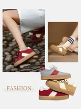 厚底カジュアルシューズ【レースアップ・カラーブロック・ファッション性・高身長効果】