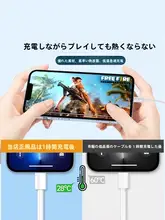 iPhone充電ケーブル【USB急速充電・互換性あり・ロングタイプ】