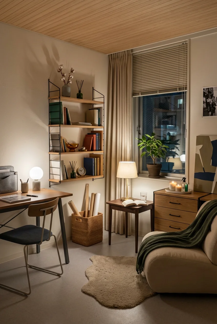揃えるミニマリスト部屋づくりアイテム｜花瓶とマットの組み合わせで実現するシンプルな空間