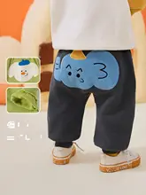 ベビー ロングパン  ツ キッズ ボーイズ 抗菌加工 おむつ対応 ルーズフィット 春秋