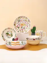 おしゃれなデザインの陶製カフェマグカップ【フランス風・高脚・朝食用】