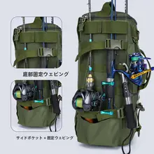 アウトドア多機能防水フィッシングバック【メンズ・リュック・ショルダーバッグ・旅行用】