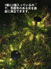 LED防水ソーラーガーデンライト【アウトドア用・スタイリッシュ・埋込型】