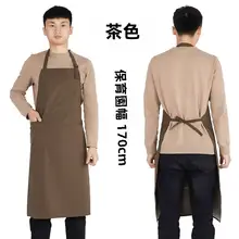 夏用のロングエプロン【防水・オイル抵抗・男女兼用】
