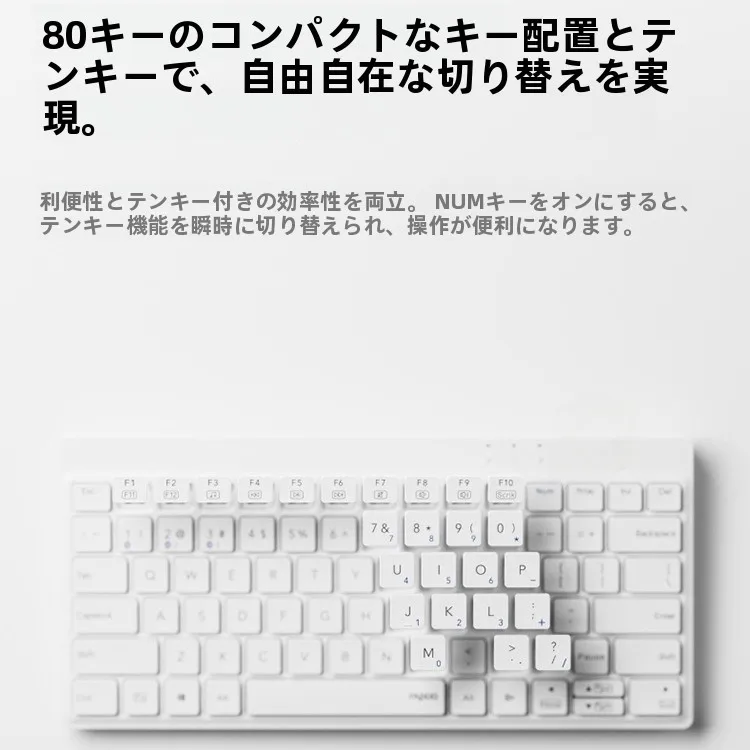 静音オフィス用キーボードとマウスセット：コンパクトポータブル無線で効率的な作業環境を実現