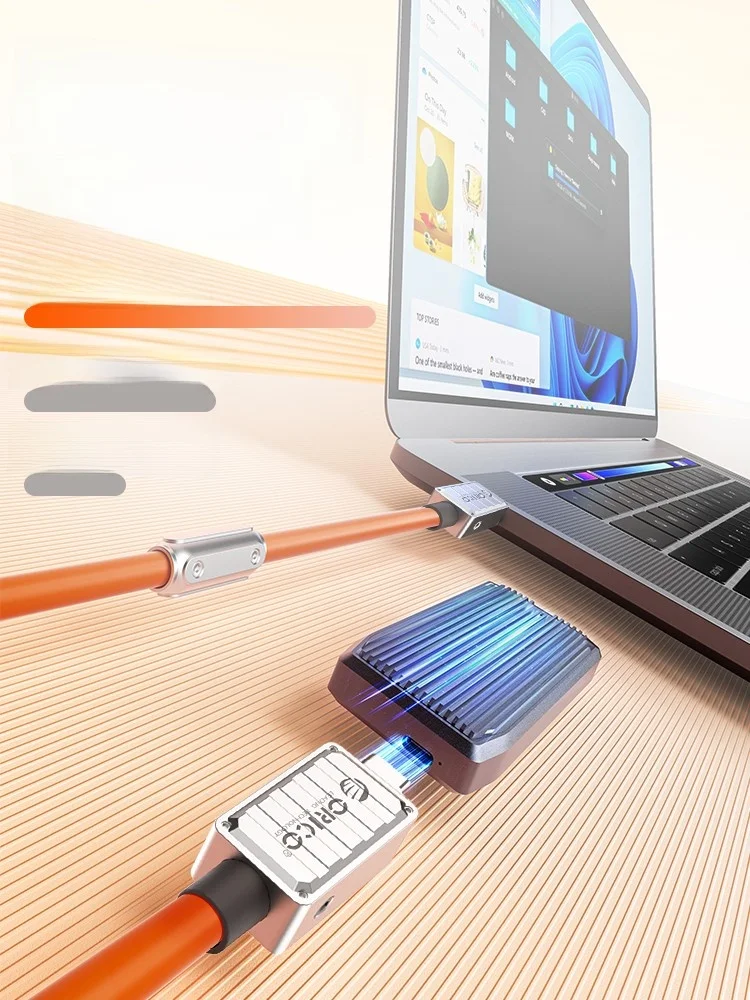 ORICO USB-C to USB-C ケーブル：40Gbpsデータ転送と240W急速充電を実現