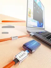 ORICO 双Type-Cデータケーブル【8K映像出力・40Gbps転送・USB4対応・1m・240W急速充電】