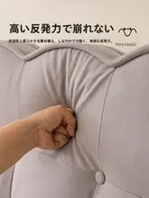 取り外し可能なダブルヘッドボードクッション【モダンスタイル・オランダのベルベット生地】