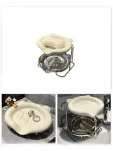 Tlife Lakespy セラミック製二層石鹸置き【バタフライデザイン・おしゃれなバスルーム用】