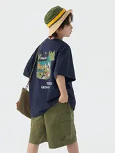 子供用 夏用短袖Tシャツ【アメリカンスタイル・極上の柔らかさ・ゆったりフィット】