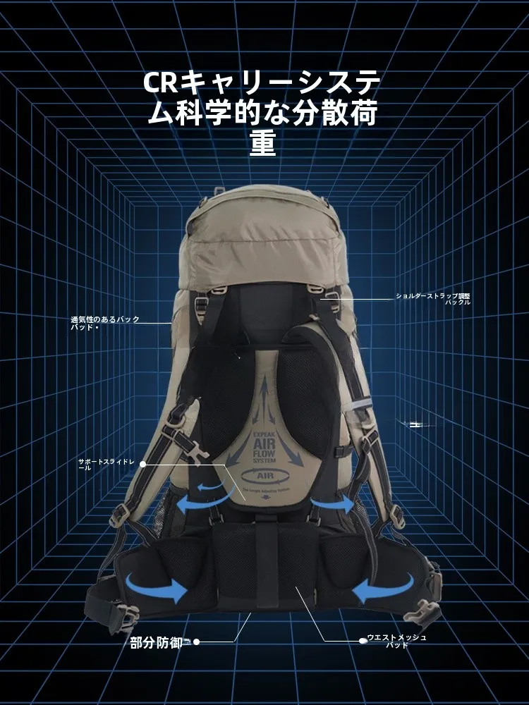 キャンプ道具を節約調達｜実際に使ってみた結果 - 70Lアウトドアバックパックの実用性と技術的背景