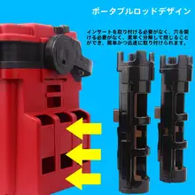 軽量・高硬度ルアーツールボックス【大容量・椅子付き・多機能フィッシングボックス】