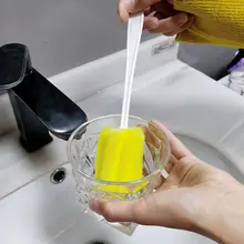 キッチン用カップ洗浄ブラシ【長柄・スポンジブラシ・茶器用】