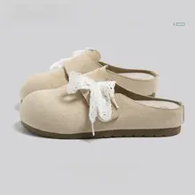 バタフライリボンデザインのスリッポンシューズ【夏用・女性用】
