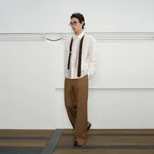 KREATE 長袖カジュアルシャツ【ダブルタイ・ユニセックス・オールシーズン対応】