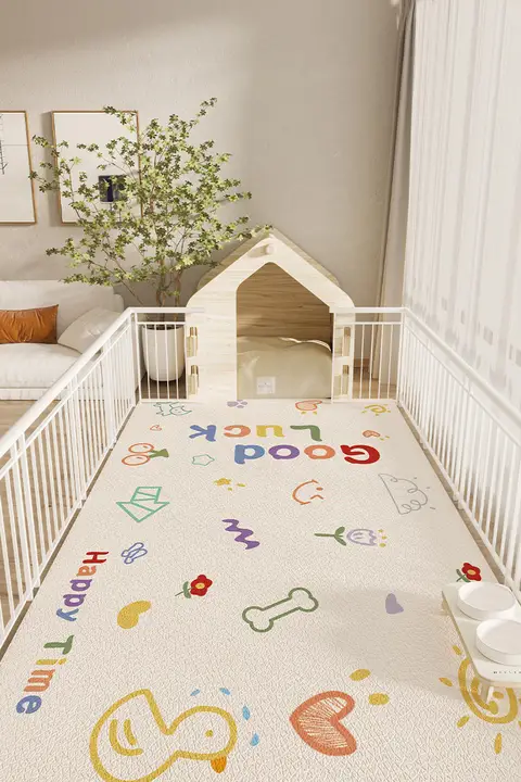 ペット用防水マット【PVC製・ペット用品・犬猫用・食事・滑り止め】