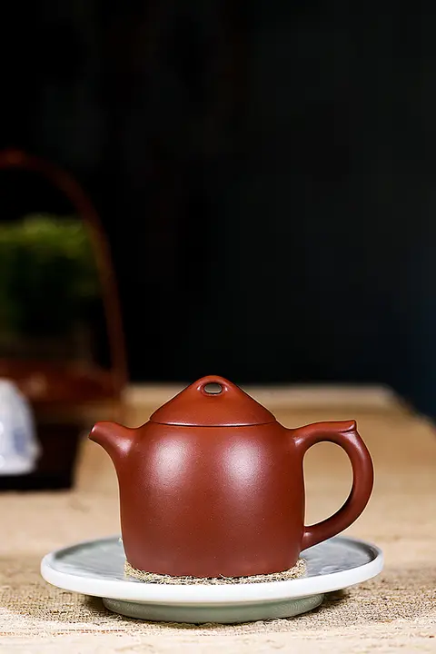 百年利永 宜興原矿紫砂壺【純手作り・315cc・功夫茶具用】