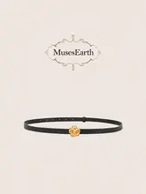 Muses Earth ゴールドローズフラワーチョーカー＆ウエストベルト【2WAY・アクセサリー】