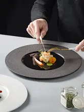 創造的な平らなプレート【高級レストラン用・ステーキ皿】