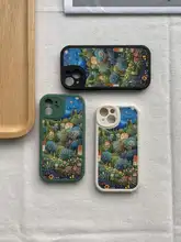 夢の森イラストiPhoneケース【カートゥーンスタイル・柔らかい】【対応機種：Apple、Xiaomi、Huaweiなど】