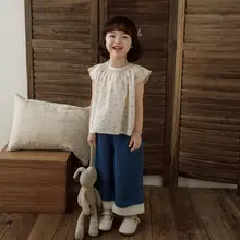 可愛いデザインの子供用シャツ【コットン製・フラワープリント・半袖・夏用】