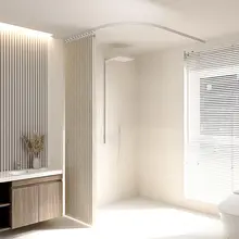 浴帘 U型隔断 磁吸防水