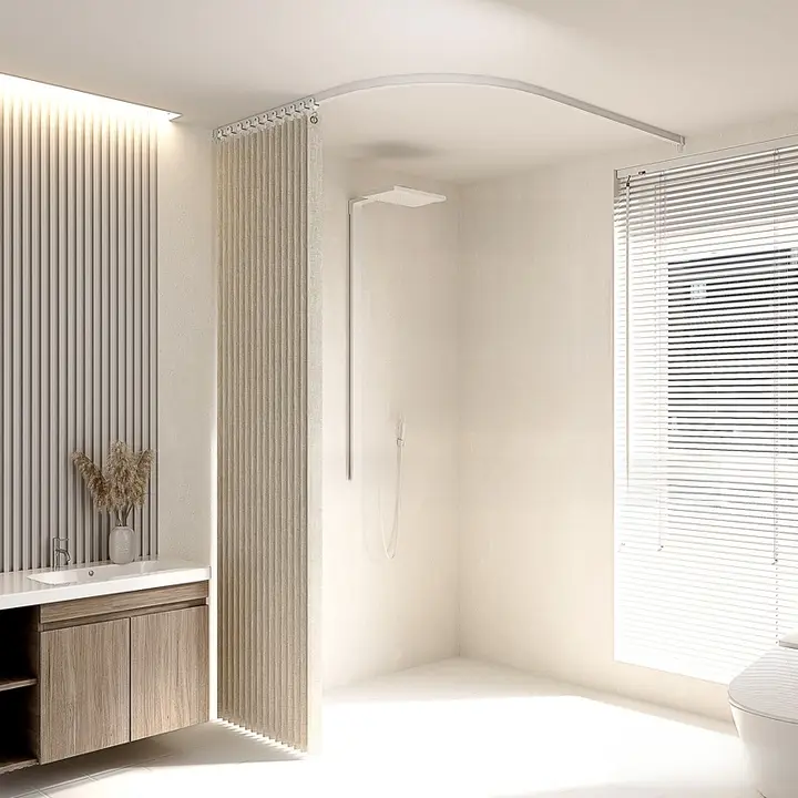 浴帘 U型隔断 磁吸防水