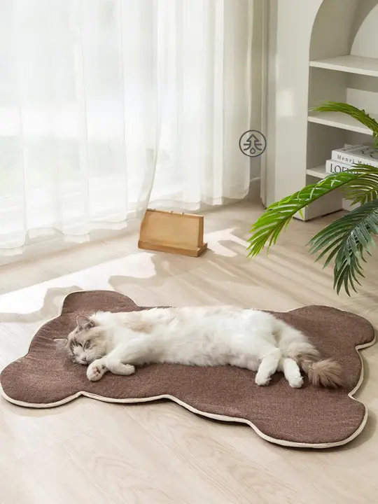 可愛いテディベア 防猫爪防止マット【耐磨耗・家庭用・ペット用】