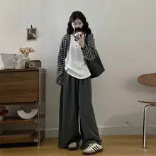 スタイル春季コーディネート【ゆったり外套・タンクトップ・ワイドパンツ・セットアップ対応】